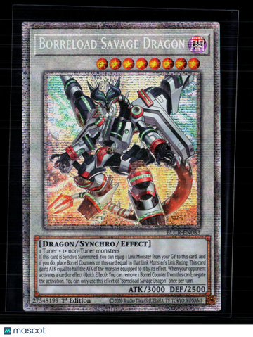 2022 Konami Yu-Gi-Oh! Battles of Legend: Crystal Revenge Borreload Savage Dragon Starlight Rare 1st Edition