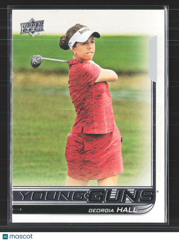 2026 Upper Deck Golf Young Guns Georgia Hall #134