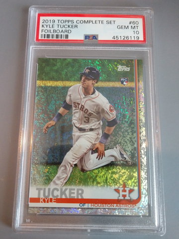 2019 Topps Complete Sets Kyle Tucker #60 Foilboard PSA 10  #/162