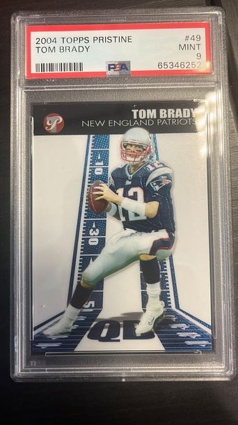 2004 Topps Pristine Tom Brady PSA 9