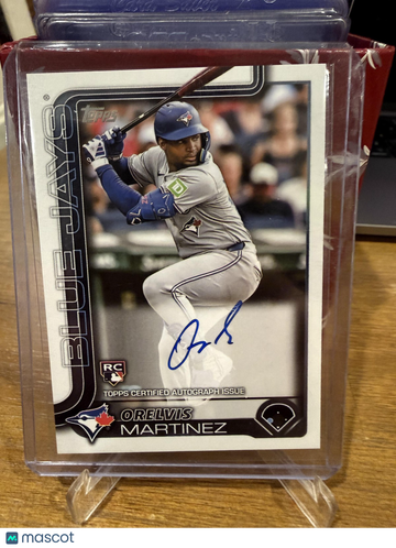2025 Topps Orelvis Martinez #18 Flagship Real One Autographs AU