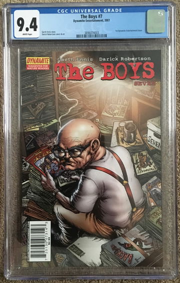 The Boys 7 - CGC 9.4.  1ST APPEARANCES OF STORMFRONT AND LEGEND