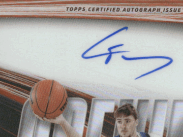 2025-26 Bowman Basketball Opening Statement Cooper Flagg #OS-CF Orange Refractor /25 RC Rookie Auto Topps