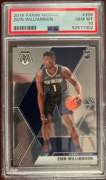 2019 Panini Mosaic Zion Williamson PSA 10 Gem Mint