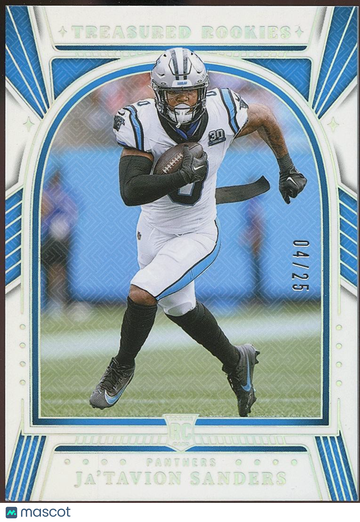 Ja'Tavion Sanders 2024 Rookie Auto Carolina Panthers