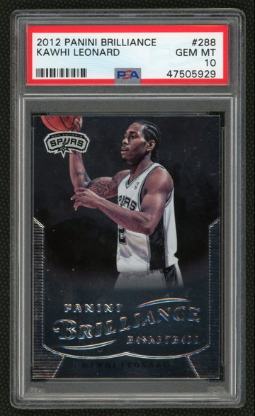 2012 Kawhi Leonard Panini Brilliance Rookie #288 PSA 10 Gem MInt