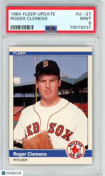 1984 Fleer Update Roger Clemens #U-27 PSA 9
