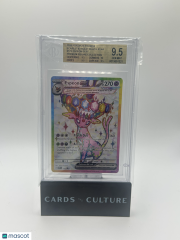 2025 Pokemon TCG Scarlet & Violet Black Star Promos Espeon ex P #175 /(Premium BGS 9.5