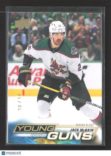2022 Upper Deck Series 1 Young Guns Jack McBain #230 High Gloss 10 / 10
