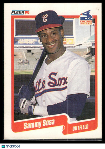 1990 Fleer Sammy Sosa #548b RC