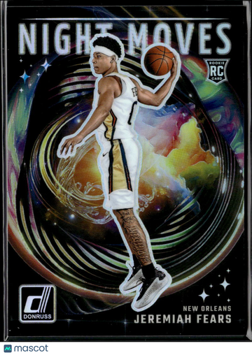 2025 Donruss Prizm Night Moves Jeremiah Fears #2 RC
