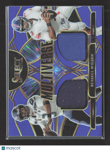 2026 Panini Select Multiverse Prizm Russell Wilson #MVJ-RWN Memorabilia