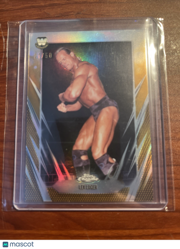 2026 Topps Chrome WWE Lex Luger #125 Gold Refractor Parallel Numbered Topps