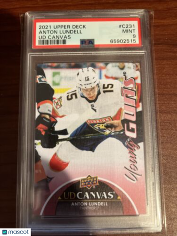 2021-22 Upper Deck Series 2 Mason Mctavish #C231 Rookie PSA 9