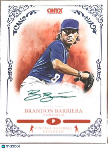 2022 Onyx Vintage Extended: Green Signatures Brandon Barriera #VABB