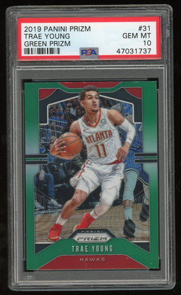 2019 Prizm Green Trae Young