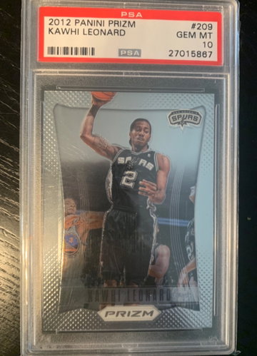 2012 Prizm Kawhi Leonard PSA 10