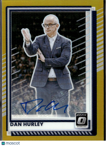 2025 Panini Donruss Optic Dan Hurley #194 Gold Prizm /10