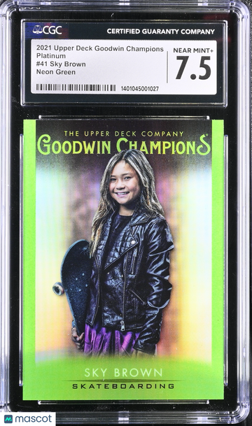 2021 Goodwin Champions Sky Brown #41 CGC 7.5