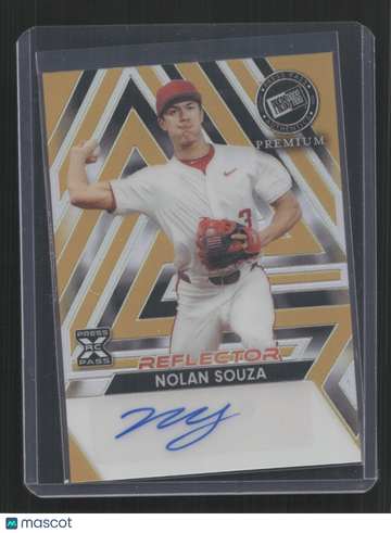 2024 Press Pass Premium Baseball NOLAN SOUZA #BA-NS2 ROOKIE RC,/5,SP,AU