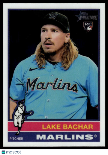2025 Topps Heritage Lake Bachar #254 Chrome RC