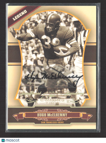 2007 Donruss Classics Significant Signatures Hugh McElhenny #123