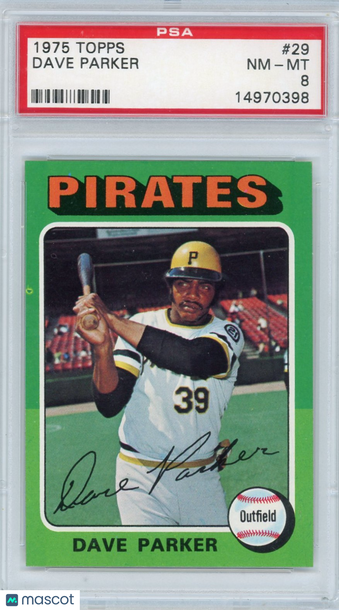 1975 Topps Dave Parker #29 PSA 8