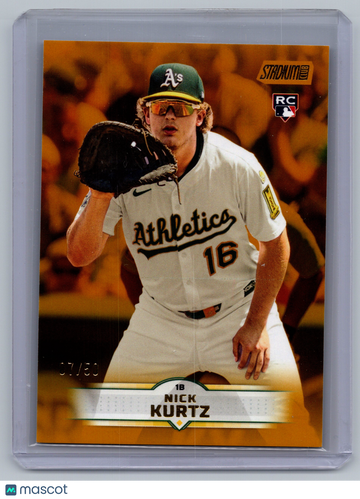 2025 Topps Stadium Club Nick Kurtz #9 Gold /50 RC