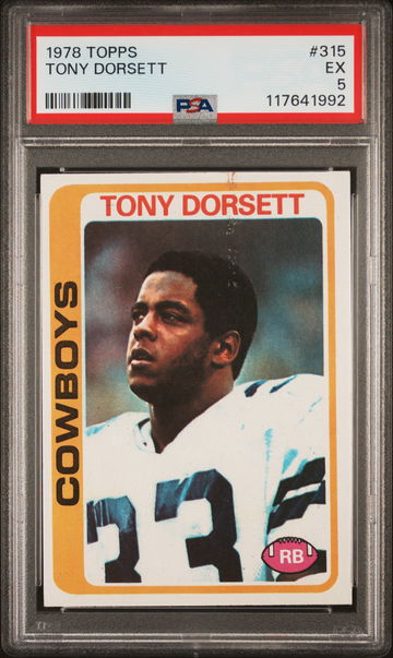 1978 Topps Tony Dorsett #315 PSA 5