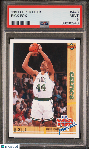 1991 Upper Deck Rick Fox #443 PSA 9