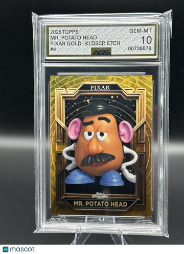 2025 Topps Chrome Disney 100 Pixar Kaleidoscope Etch Kaleidoscope Etch #4 10