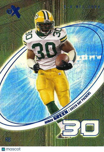2004 Fleer E-X Ahman Green #36 Green