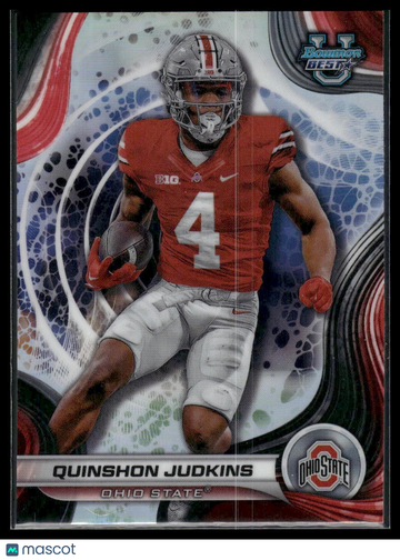2024 Bowman University Best Quinshon Judkins #74 Refractor