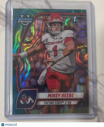 2024 Bowman University Chrome - Teal Lava Refractor Mikey Keene #131