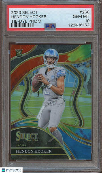 2023 Hendon Hooker Tie-Dye Prizm Rookie PSA 10 Panini Authentic