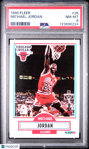 1990 Fleer Michael Jordan #26 PSA 8