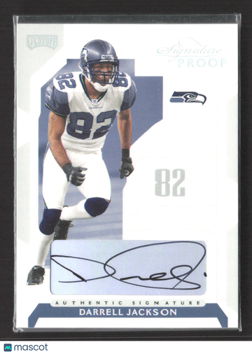 2006 Playoff Signature Proof Darrell Jackson #20 /50