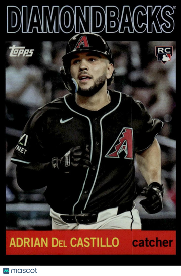 2025 Topps Archives Adrian Del Castillo #96 Black Foilboard RC