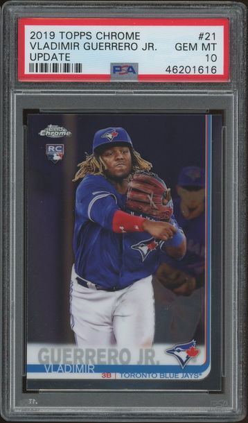 2019 Topps Chrome Update Vladimir Guerrero Jr. PSA 10 GEM MT