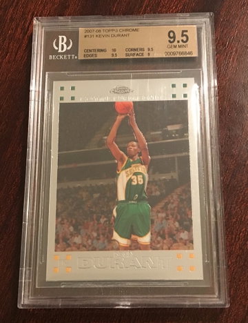 2007 Topps Chrome - Kevin Durant RC