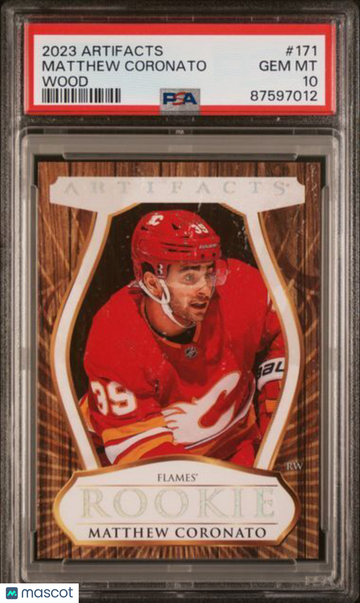 2023 Upper Deck Artifacts Matthew Coronato #171 Wood PSA 10