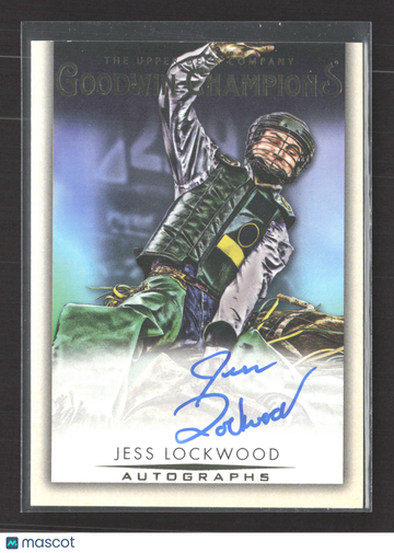 2021 Upper Deck Goodwin Champions Jess Lockwood #A-JL Autograph