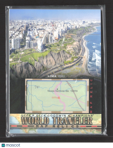 2021 Upper Deck Goodwin Champions World Traveler Map Relics Map Relic #WT-284