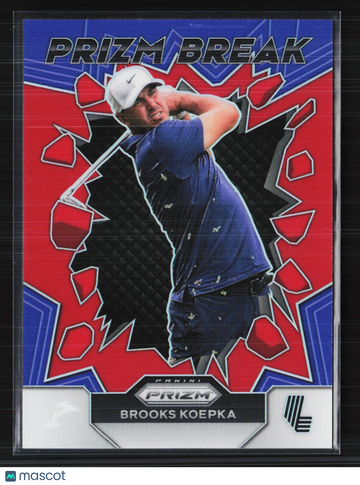 2024 Panini Prizm LIV Golf Prizm Break Brooks Koepka #8 Blue