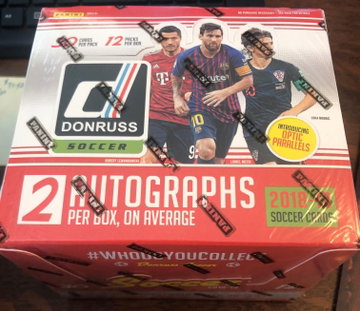 2018/19 Donruss Soccer Hobby Box
