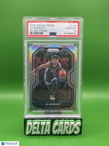 2020 Panini Prizm Ja Morant #115 Silver PSA 10