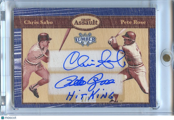 2025 Leaf Pete Rose Chris Sabo Leaf
