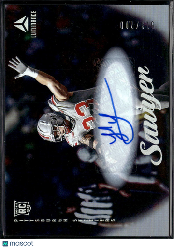 Jack Sawyer 2025 Panini Luminance Football RC Auto /819 Pittsburgh Steelers