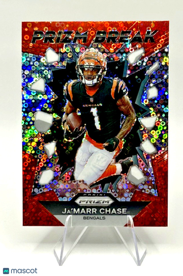 2023 Panini Prizm Ja'Marr Chase #PB-10 Prizm Parallel/Variety Insert