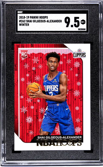 2018-19 Panini Hoops #262 Shai Gilgeous-Alexander Winter SGC 9.5